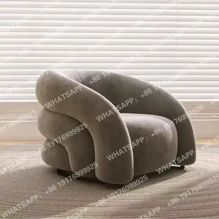 Fauteuil à bascule moderne et léger pour salon, balcon, chaise de loisirs, meuble de maison