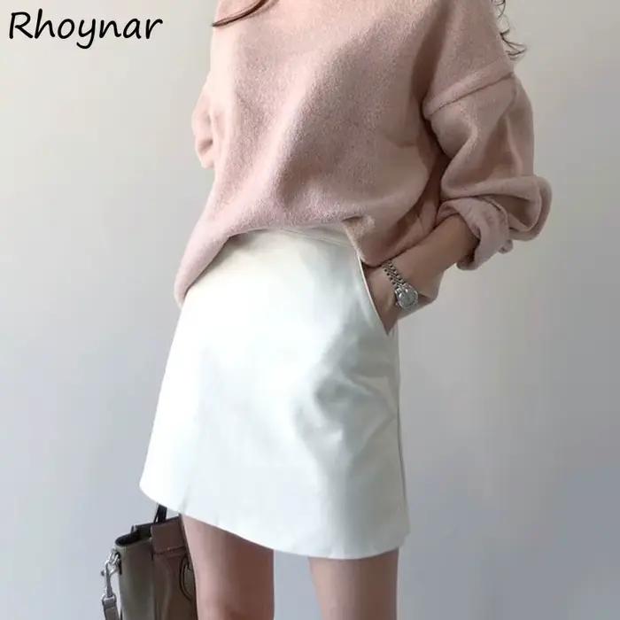 Ulzzang – jupes taille haute pour Femme