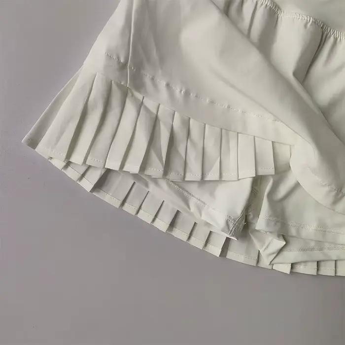 Jupe courte de sport taille haute