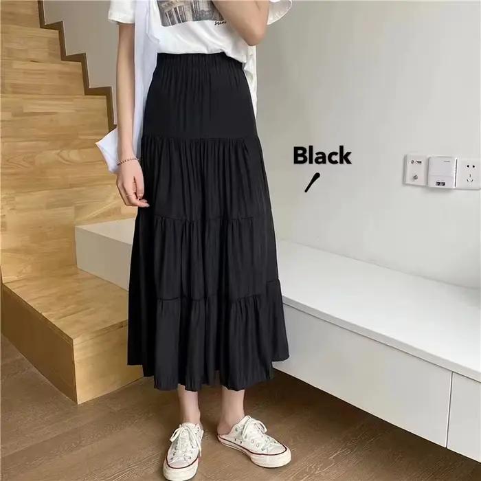 Jupe longue trapèze chic pour femme