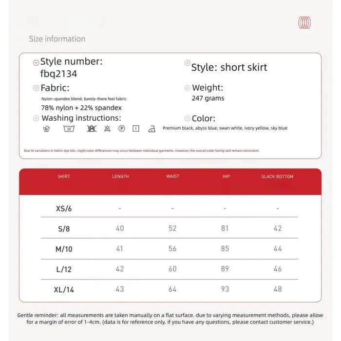 Mini-jupe de sport anti-transparence effet seconde peau pour femme