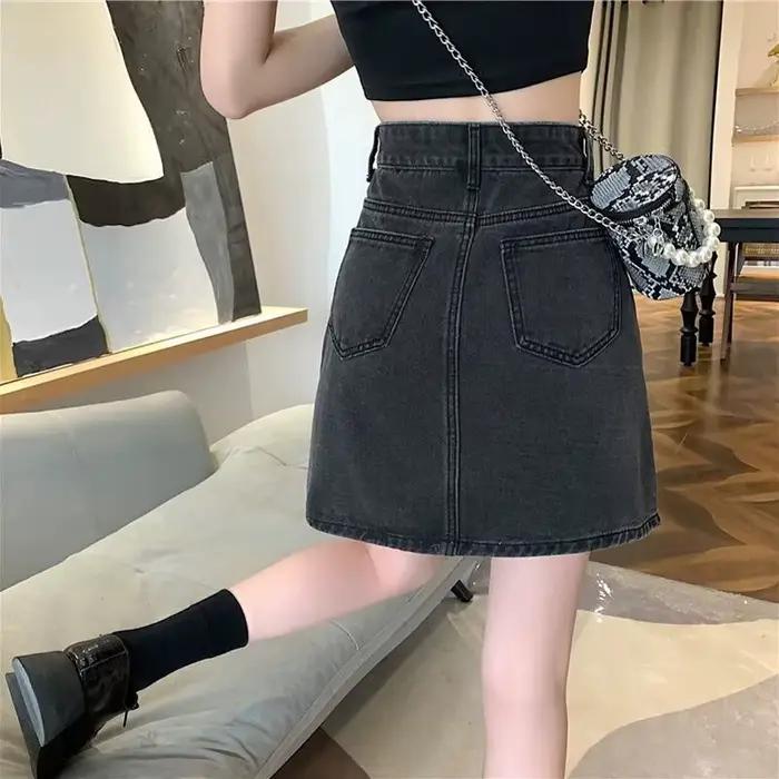 Jupe courte en Denim pour femmes