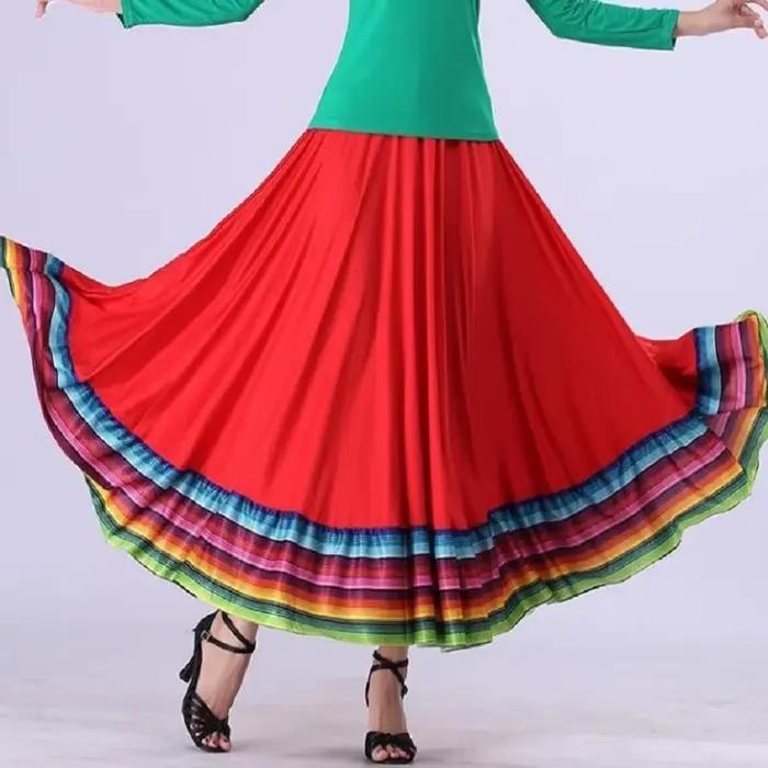 Jupe de danse longue 80 cm pour femme