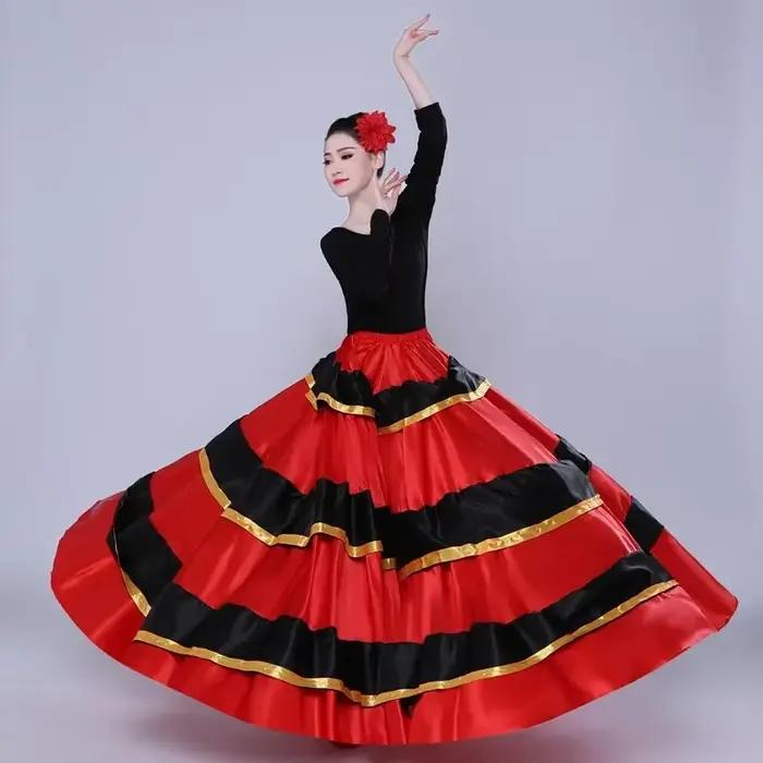 Jupe de danseuse gitane pour femme