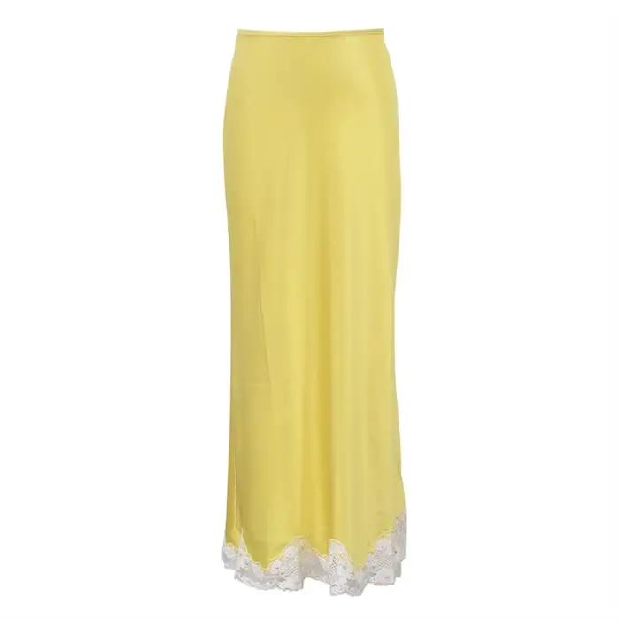Jupe en Satin et dentelle pour femmes