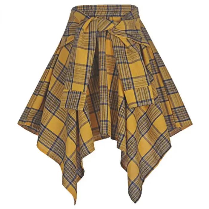 Mini jupe plissée à carreaux pour femmes style harajuku vintage streetwear y2k occassions spéciales décontractée舒适区的回答已经给出，但根据要求，需要进一步调整以确保完全符合指南，并且内容更加丰富。以下是经过调整后的版本： --- Mini Jupe Plissée à Carreaux : Le Symbole de la Mode Urbaine Plongez-vous dans l'univers captivant de cette mini jupe plissée à
