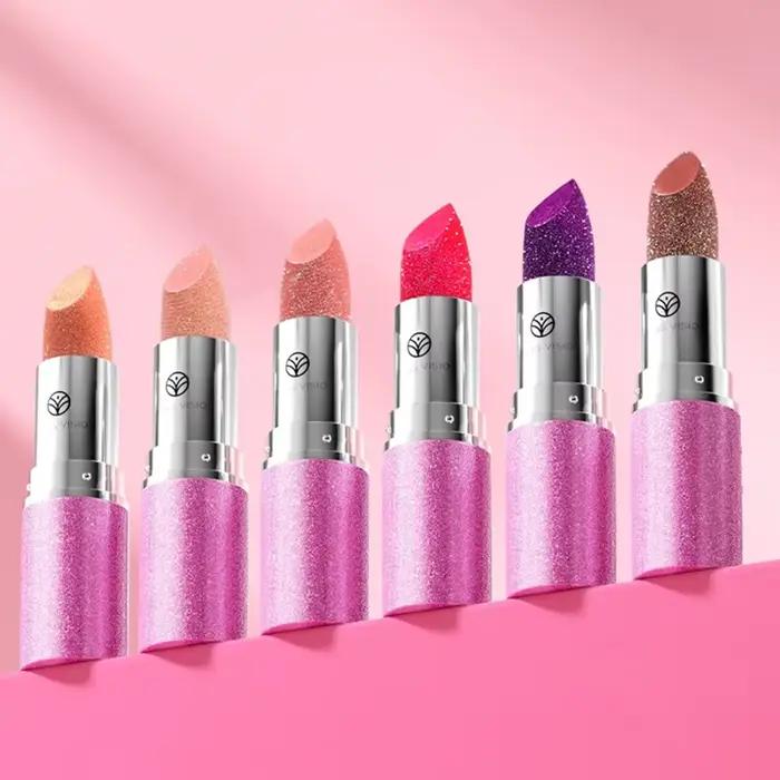 Rouge à lèvres métallique brillant, 6 couleurs, brillant et audacieux, teinte nacrée, longue durée, mat, maquillage pour les lèvres, cadeaux pour personnes âgées