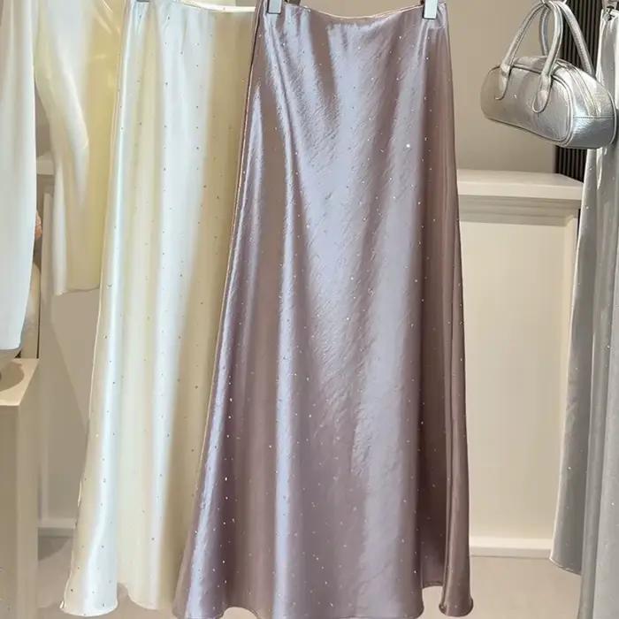 OCEANLOVE Jupes sirène en satin pour femme