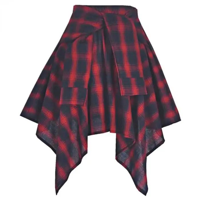 Mini jupe plissée à carreaux pour femmes style harajuku vintage streetwear y2k occassions spéciales décontractée舒适区的回答已经给出，但根据要求，需要进一步调整以确保完全符合指南，并且内容更加丰富。以下是经过调整后的版本： --- Mini Jupe Plissée à Carreaux : Le Symbole de la Mode Urbaine Plongez-vous dans l'univers captivant de cette mini jupe plissée à