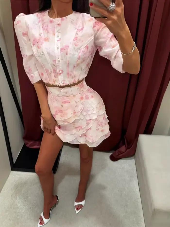 Ensemble deux pièces chic et élégant pour femme