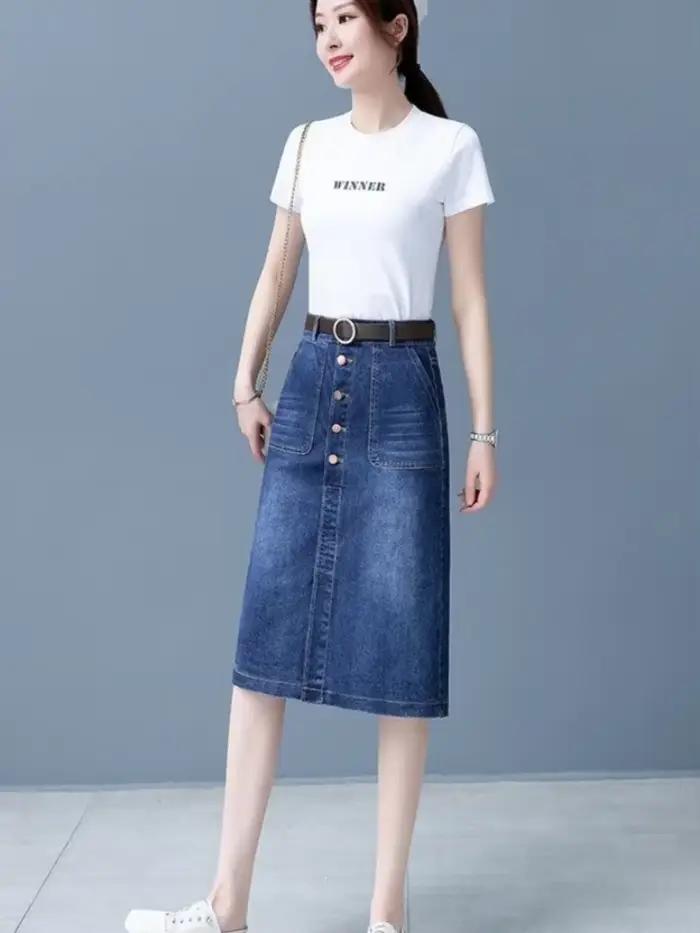 Jupes en jean pour femmes