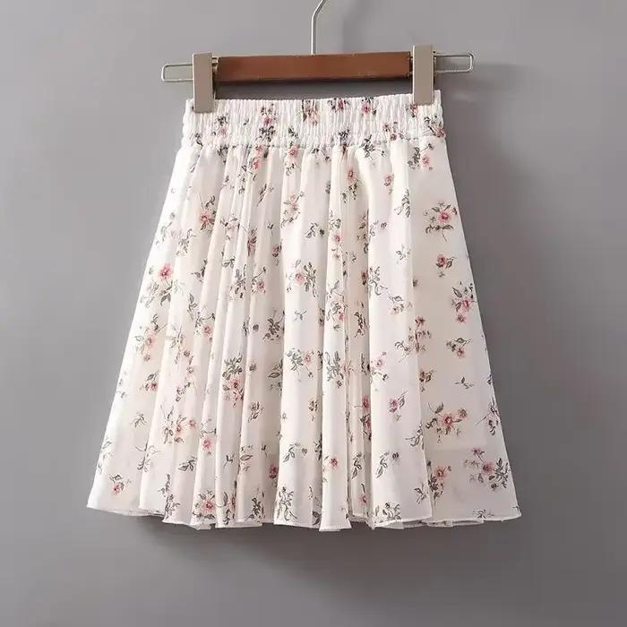 Vêtements dentelle Midi jupe florale femme rose jupes de plage