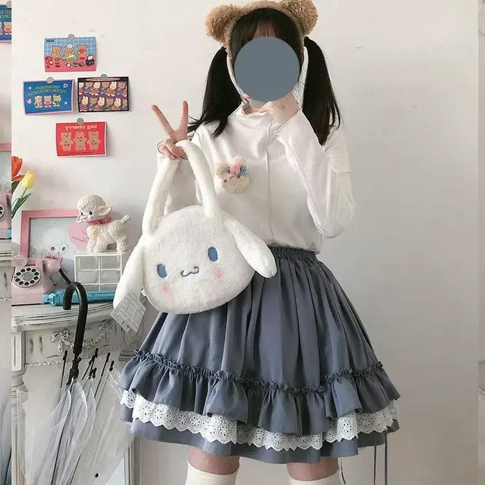 Kawaii dentelle Lolita jupe femmes Y2K Harajuku Mini jupe plissée décontractée Vintage à volants Patchwork taille douce fille Streetwear jupes