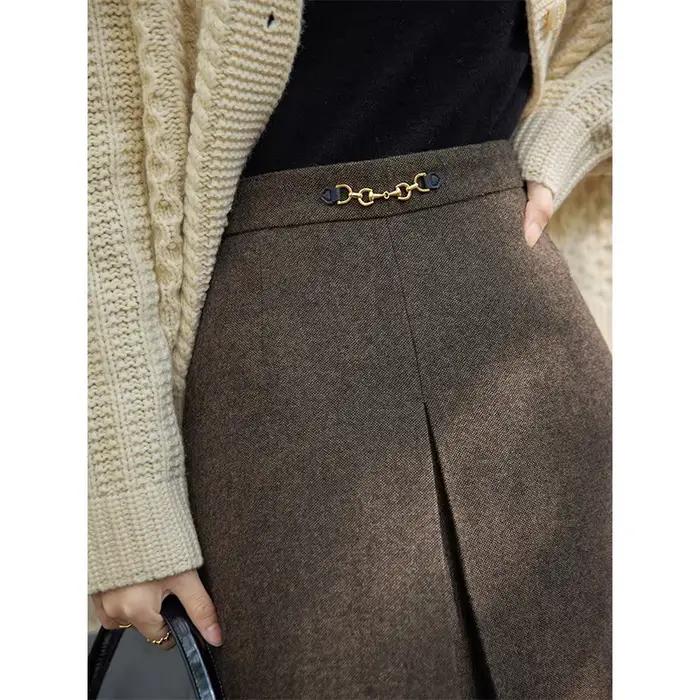 Jupe rétro polyvalente taille haute