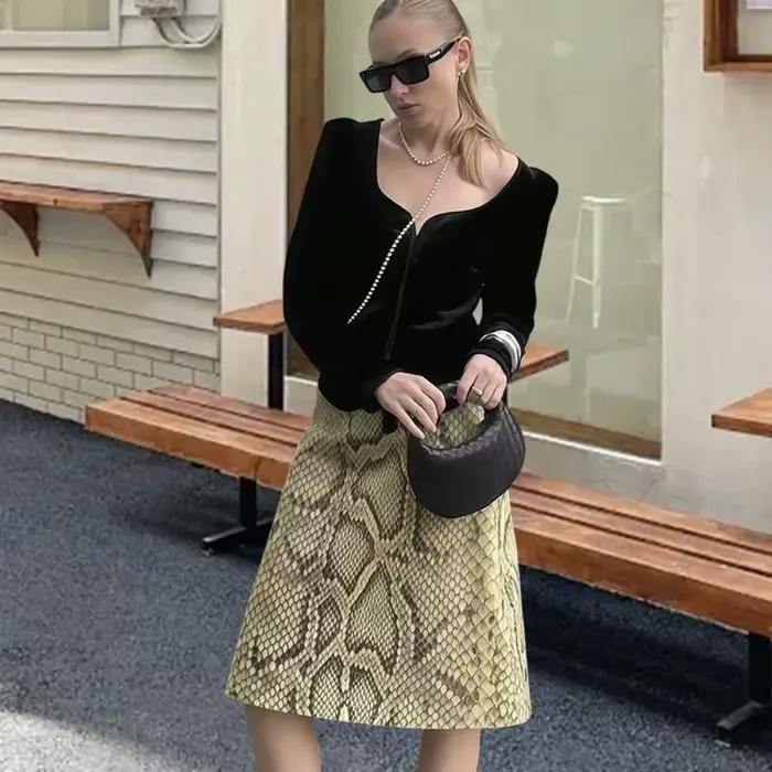 Jupe longue femme coupe ajustée