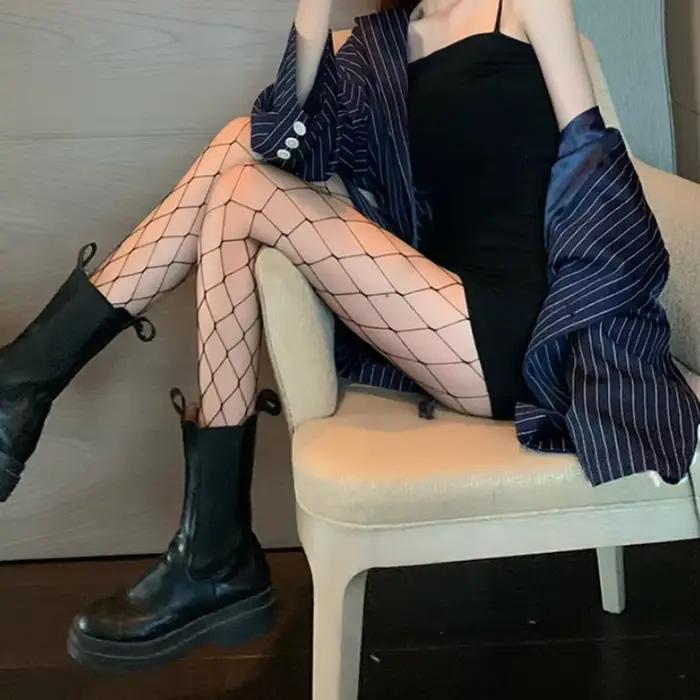 Bas résille Sexy pour femmes