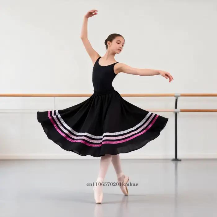 Jupes de danse flamenco traditionnelles espagnoles pour filles