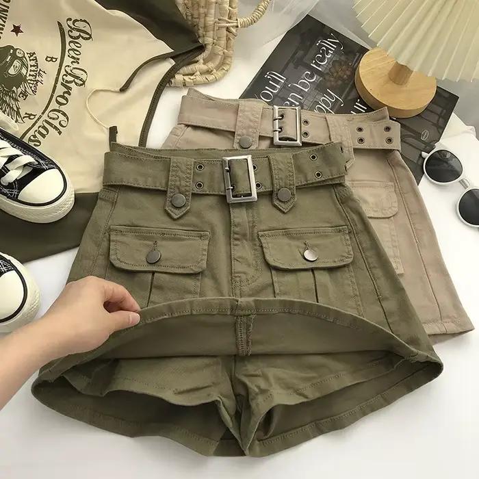 Jupe-culotte en jean Design Sense pour femme