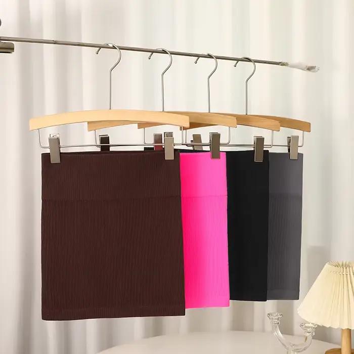 Mini jupe élastique taille haute pour femmes d'affaires