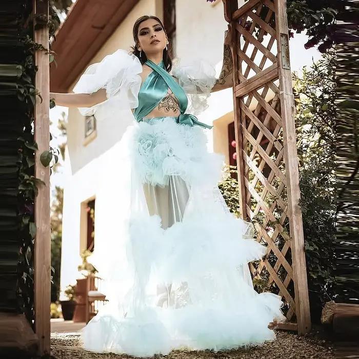 Jupe de mariée TUTU menthe sans haut