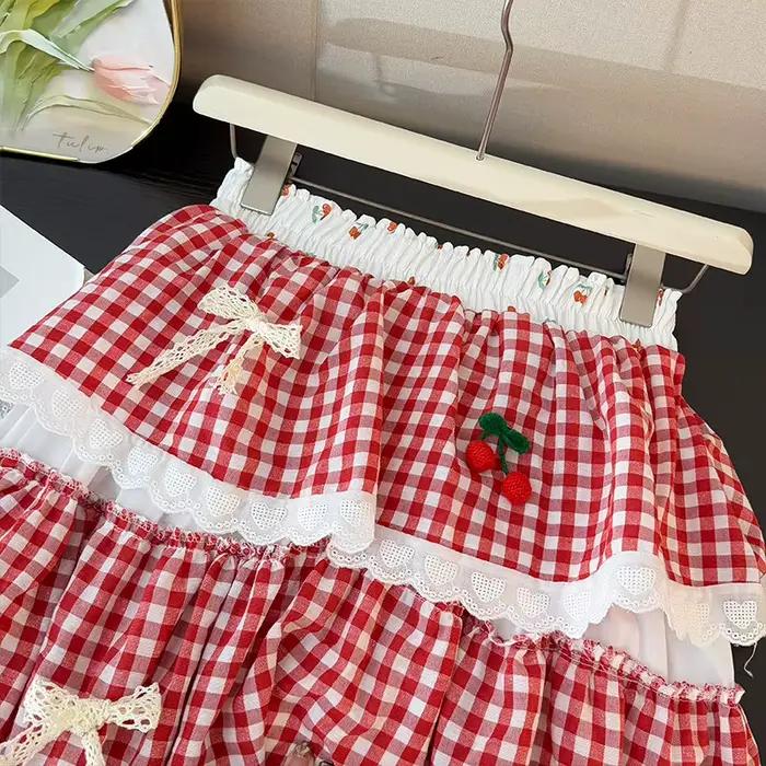 Jupes à carreaux douces pour femmes