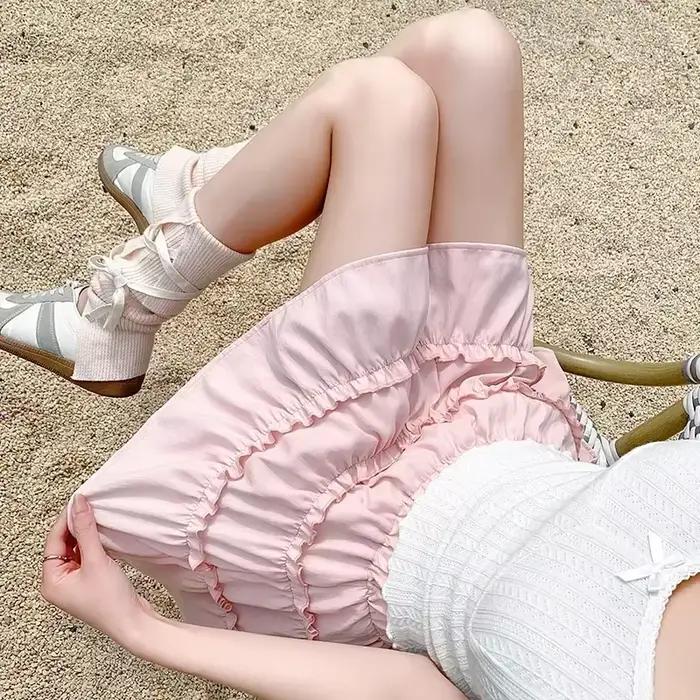 Mini-robe rose élégante