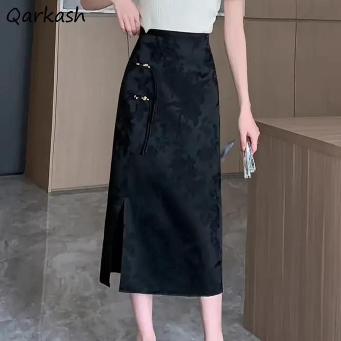 Jupes de style chinois pour femmes