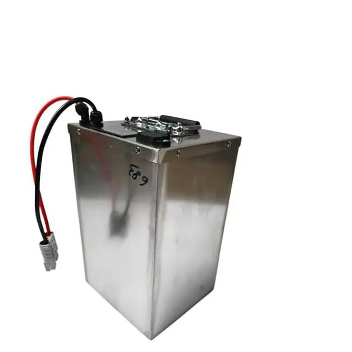 Batterie Lifepo4 48V, 20Ah, 30Ah, avec BMS, longue durée de vie, pour tricycle électrique 2000W, avec chargeur