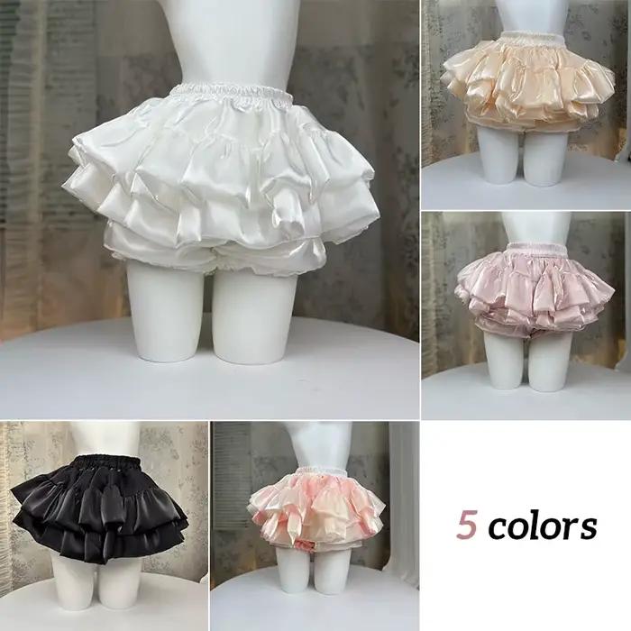 Jupes gâteau bouffantes en Satin pour femmes