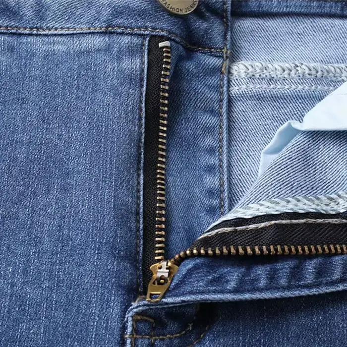 Jupe en jean taille haute pour femme