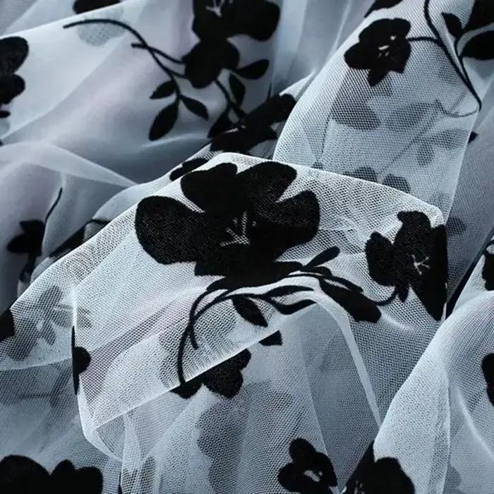 Jupe plissée ZOKI en polyester à motifs floraux pour femmes, jupe mi-longue décontractée pour bureau et soirées, été, nouveau modèle