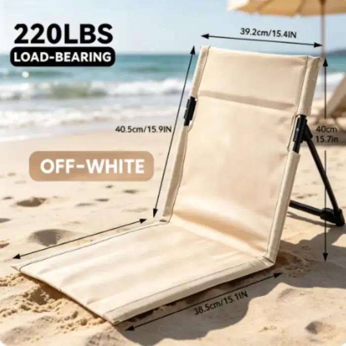 Chaise pliante en aluminium ultralégère, siège pliant confortable et portable, mobilier de camping, de plage et de voyage en plein air