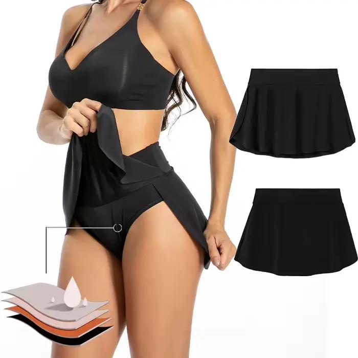 Jupe de natation taille haute pour femme