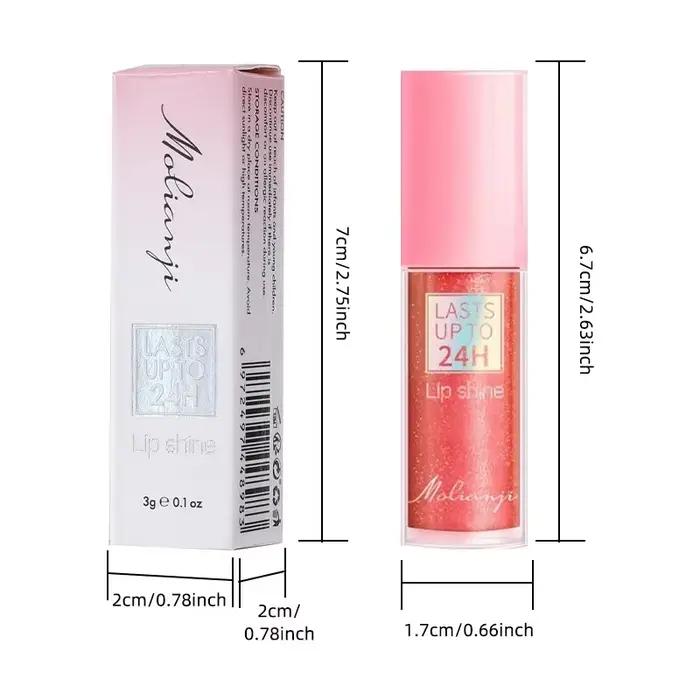Rouge à lèvres liquide à paillettes, 3 couleurs, brillant à lèvres hydratant longue durée, diamant scintillant, perle brillante