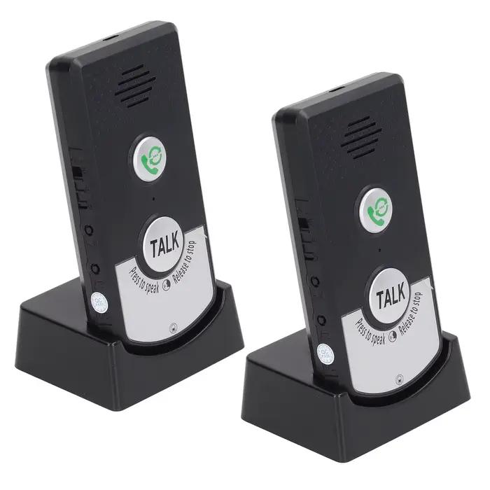 Interphone vocal sans fil à très longue portée, 2 voies, interphone étanche, sonnette, unité de système