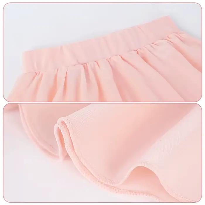 Jupe de Ballet en Mousseline de Soie pour Fille, Courte de brevà Taille artificiel astique pour Enfant et Adolescent