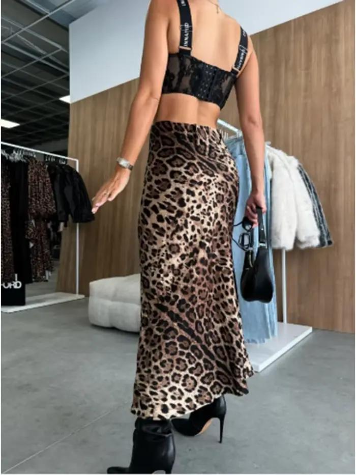 Jupe longue taille haute pour femmes