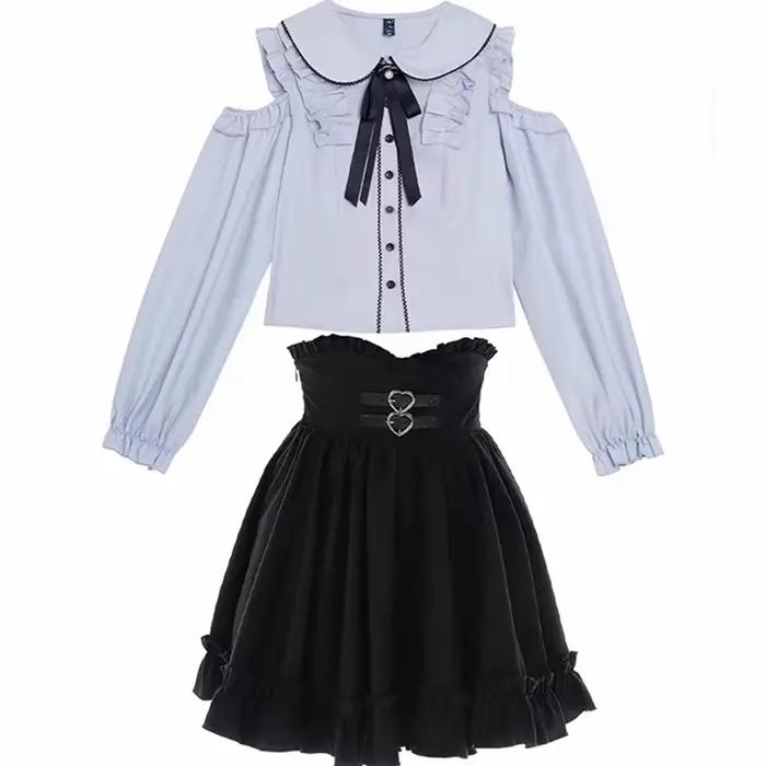 Jupe courte noire pour femme