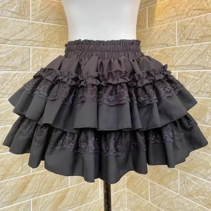 Mini-jupe noire pour femme