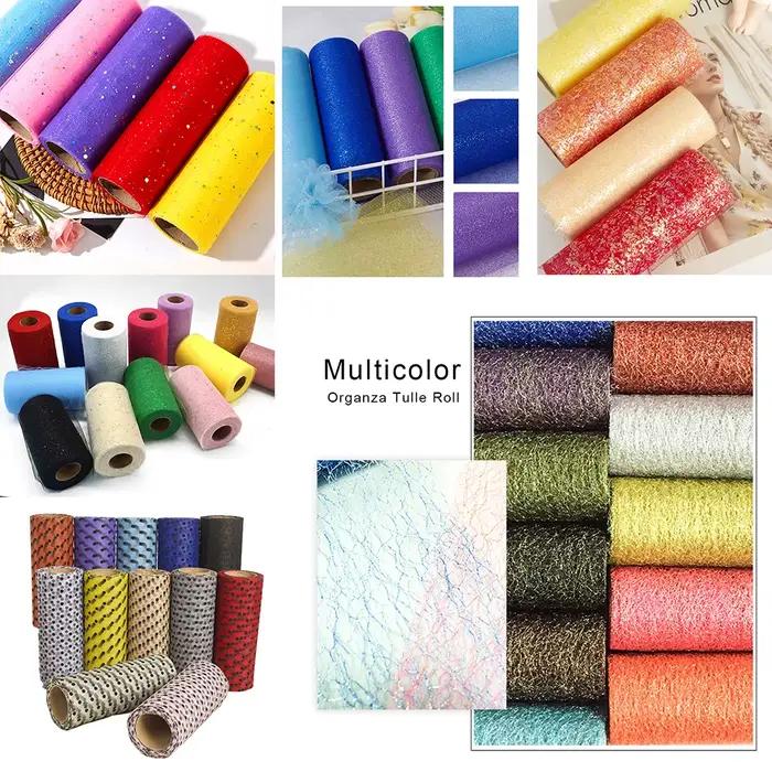 Tissu en maille de tulle pour bricolage