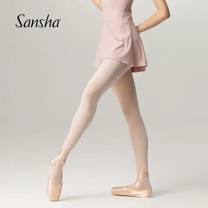 Sansha-Jupe de danse de ballet élastique pour femme