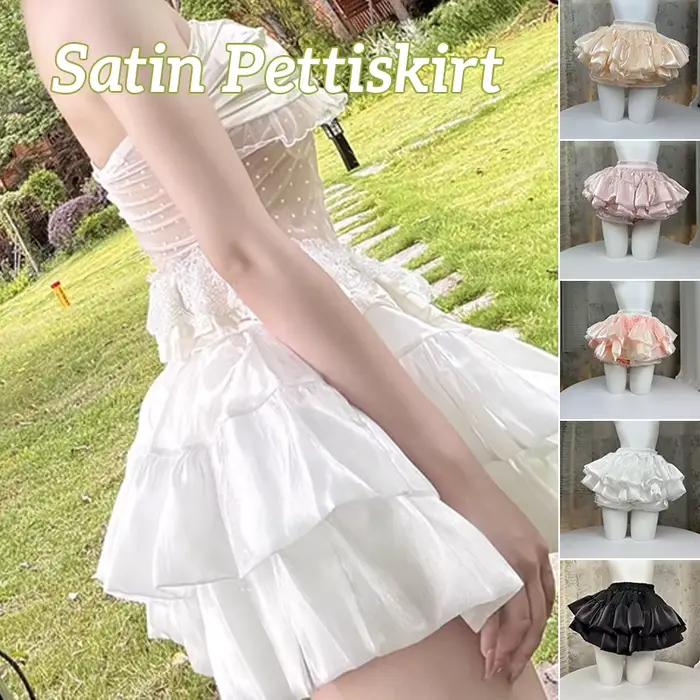 Jupes gâteau bouffantes en Satin pour femmes