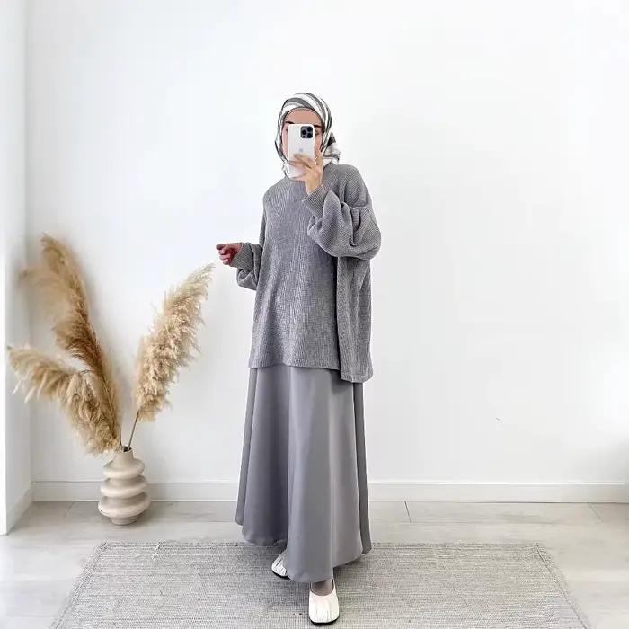 Ensemble jupe et haut pour femme musulmane