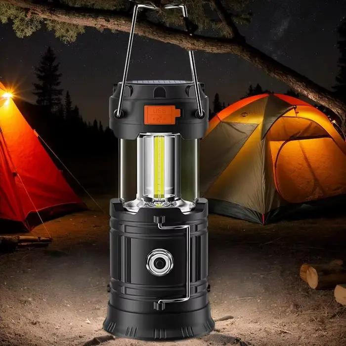 Lanterne de Camping 1200 MAh, lanterne à manivelle, haute luminosité, équipement de Camping Portable longue durée pour tente de survie, panne de courant