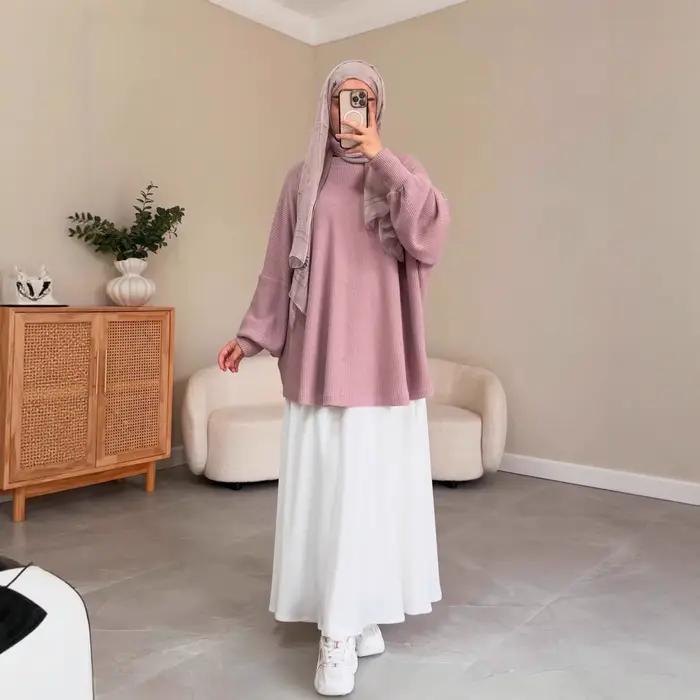 Ensemble jupe et haut pour femme musulmane