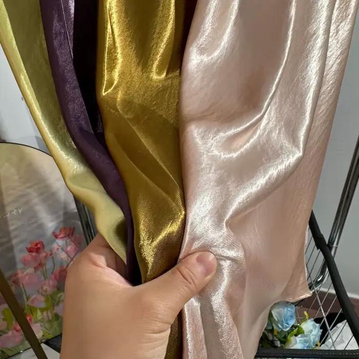 Jupe mi-longue en Satin brillant pour femmes