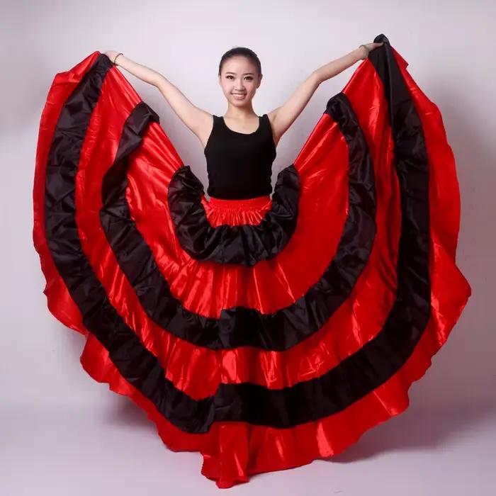 Jupe de Flamenco espagnole pour femme gitane