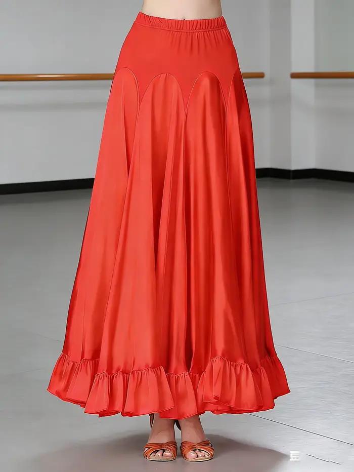 Jupe de danse de salon élégante pour femmes
