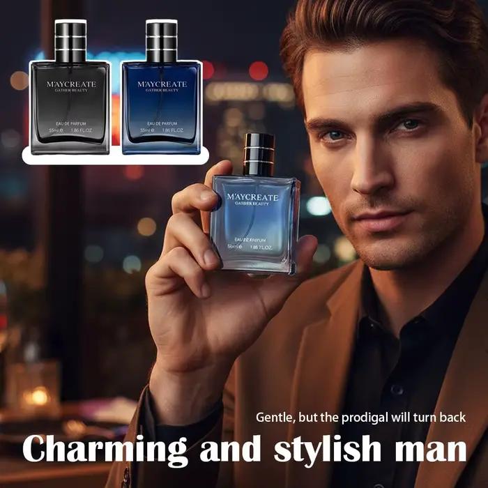 Eau de Cologne pour homme 55 ml, spray Gu Long, parfum boisé longue durée, charme frais, parfum léger, parfum floral