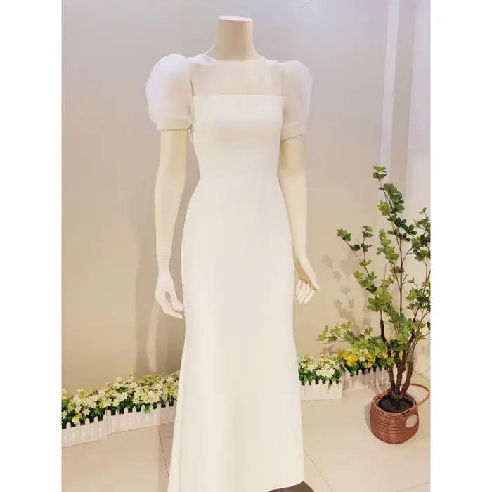 Robe de soirée blanche